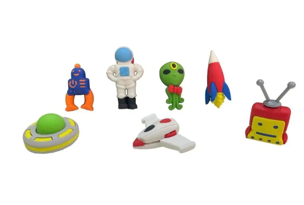 Explore our adorable eraser sets including Ice Cream, Space, and more fun designs.
Find these and other unique kids' erasers at www.usmile.toys.