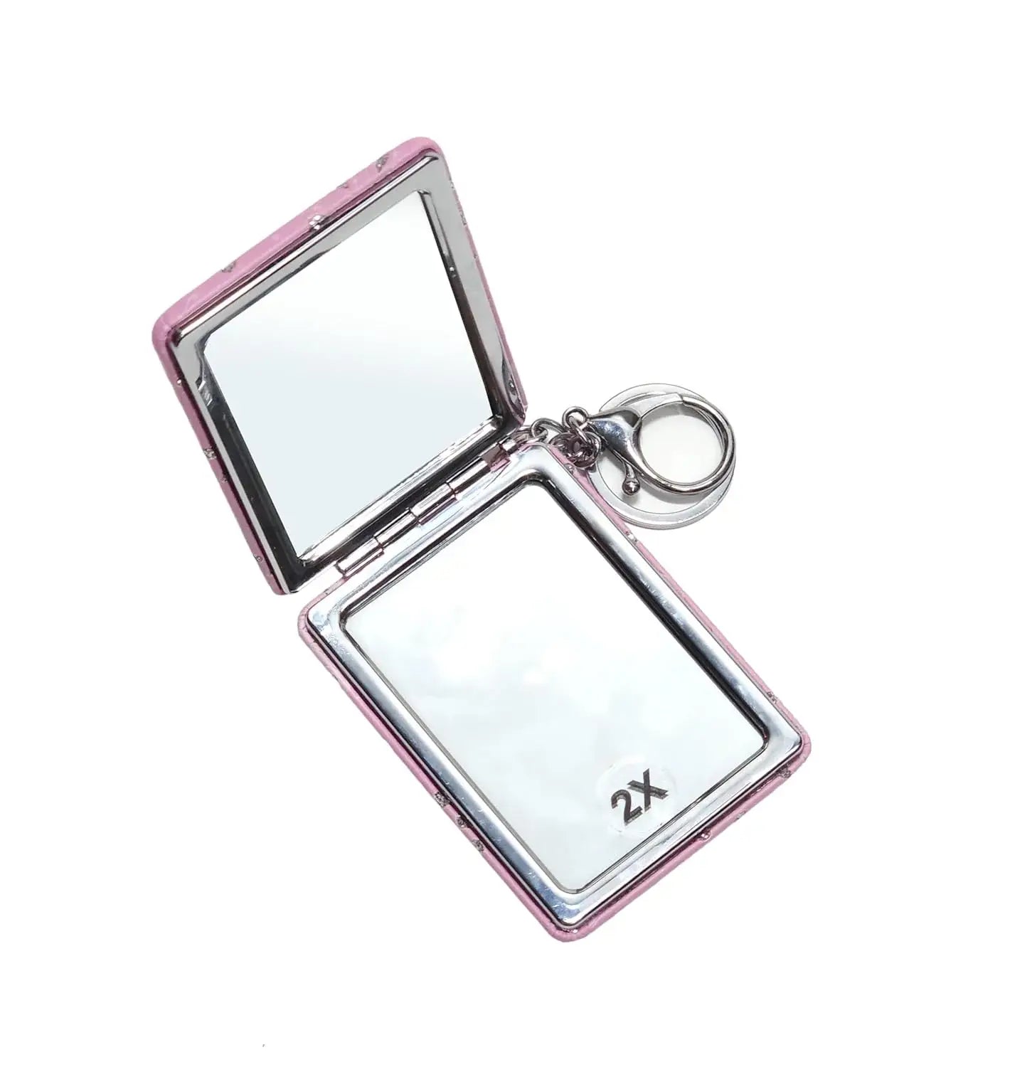 Small square mirror with a colourful unicorn print and a secure keychain, perfect for little girls to carry easily.

www.usmile.toys