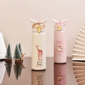 Kids' Animal Water Bottles - Deer Theme: Insulated stainless steel with various cute deer illustrations.
www.usmile.toys
