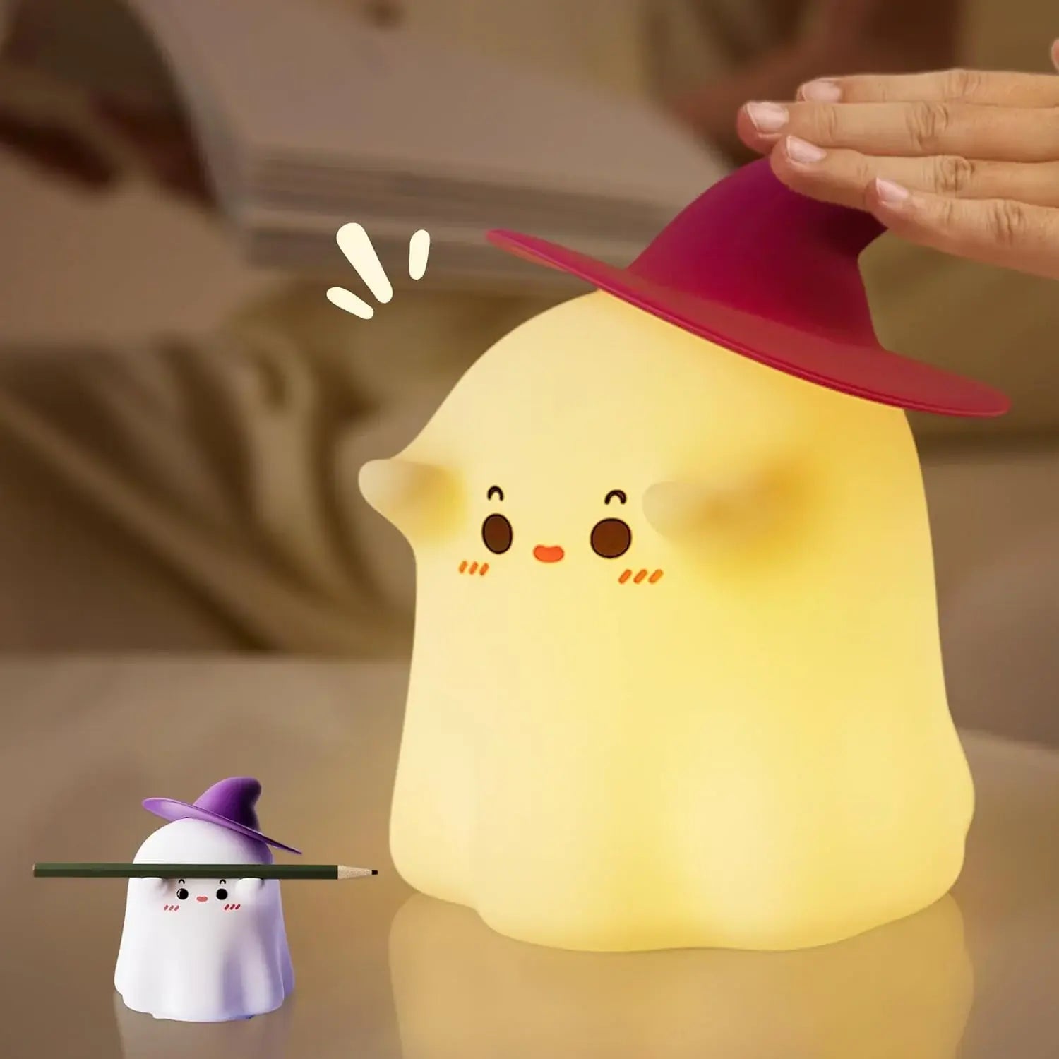 Kids Ghost Night Light - Silicone | uSmile.toys" www.usmile,.toys