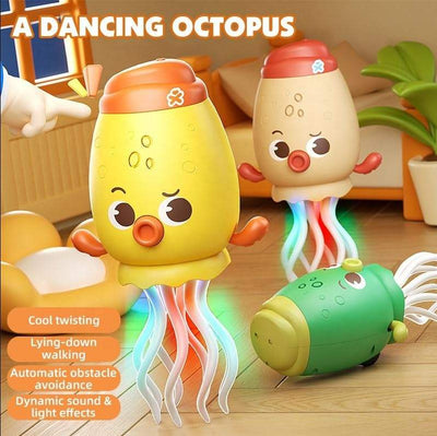 Make bath time or playtime a blast! Get the light-up, dancing octopus toy that waddles, sings, and moves. A fun, battery-operated gift for toddlers. Shop Usmile Toys.