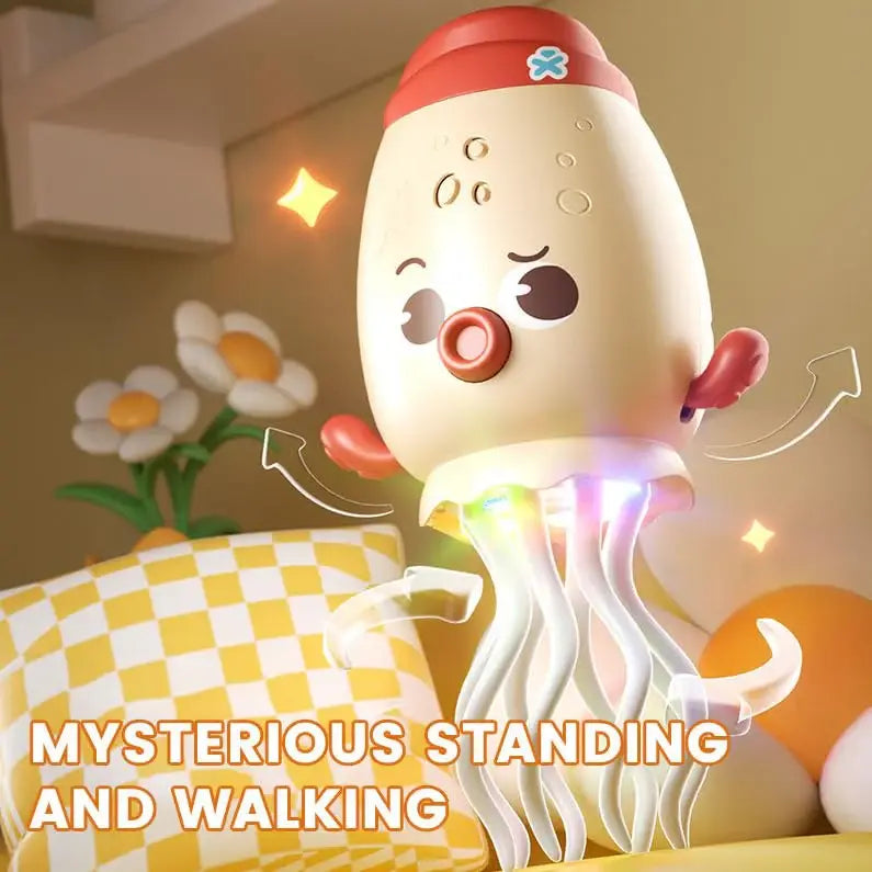 Make bath time or playtime a blast! Get the light-up, dancing octopus toy that waddles, sings, and moves. A fun, battery-operated gift for toddlers. Shop Usmile Toys.