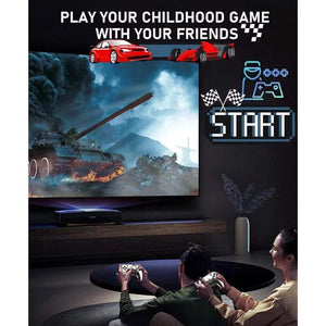 Advance AD-222 wireless game player system featuring an HDMI video game stick and a 2.4G wireless gamepad, designed for plug-and-play gaming on compatible displays. www.usmile.com