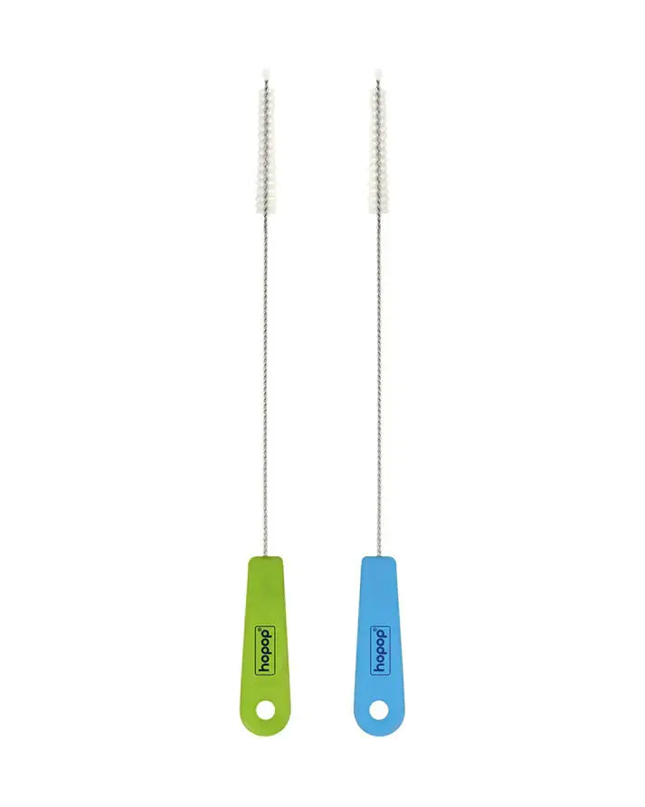 Hopop Easy Straw Cleaning Brush-Stainless Steel | Nylon Bristles