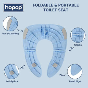 Hopop Foldable & Portable Toilet Seat for Kids | Travel Friendly Potty Training Seat | Lightweight & Easy to Clean Potty seat | Suitable from 6 Months to 4 Years | Blue
www.usmile.toys