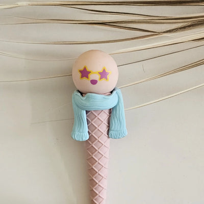 Colorful ice cream design erasers, unique and playful, perfect for kids, buy online at www.usmile.toys.