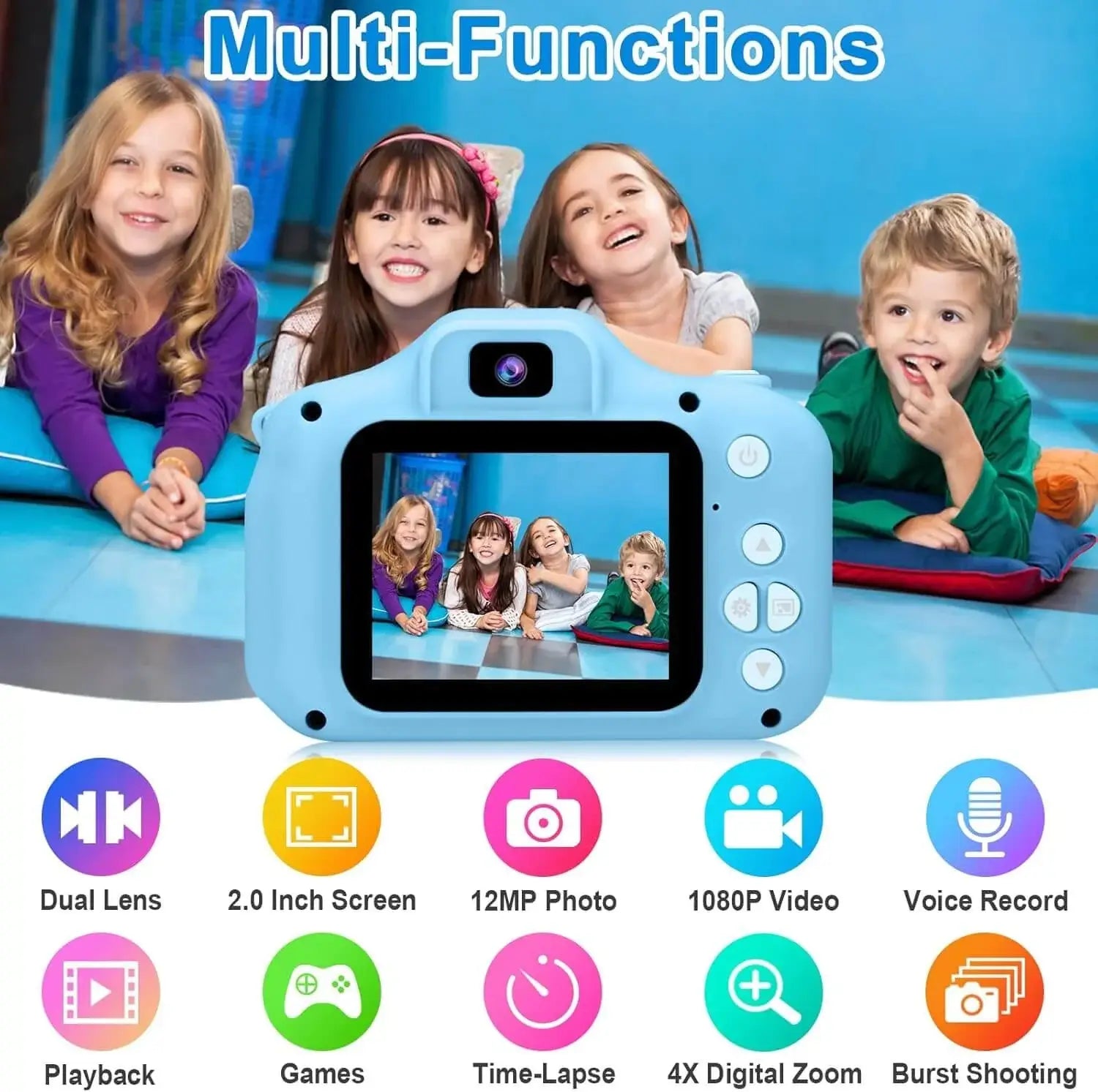 Kids Camera Toy - Kids Digital Camera with 2 inch Screen Toy