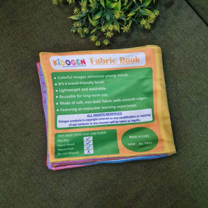 Introduce your little one to a world of fun learning with this colorful Learning toy for kids&nbsp;. Designed to be soft, safe, and interactive, this cloth book helps children learn new concepts while enjoying playtime.
