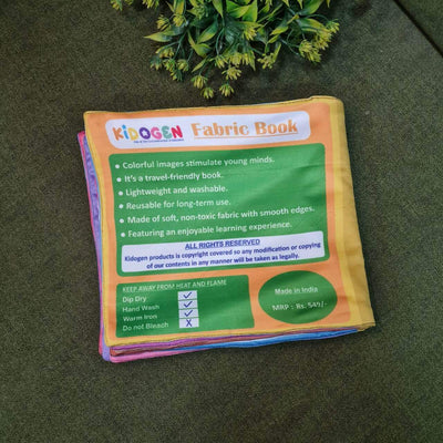 Introduce your little one to a world of fun learning with this colorful Learning toy for kids&nbsp;. Designed to be soft, safe, and interactive, this cloth book helps children learn new concepts while enjoying playtime.