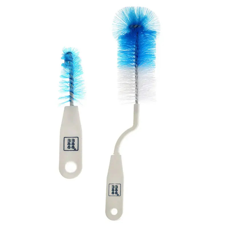 Mee Mee Silicone Bristle Baby Feeding Bottle Cleaning Brush & Nipple Cleaner