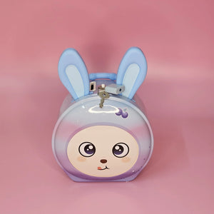 Adorable Bunny-Shaped Metal Money Box with Lock & Key – Fun & Secure Piggy Bank for Kids to Save Money | Perfect Return Gift for Birthdays, Parties & Special Occasions | Durable & Cute Design for Children’s Room Décor | Available at www.usmile.toys