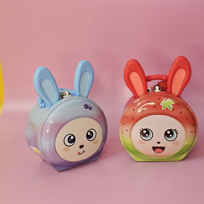 Adorable Bunny-Shaped Metal Money Box with Lock & Key – Fun & Secure Piggy Bank for Kids to Save Money | Perfect Return Gift for Birthdays, Parties & Special Occasions | Durable & Cute Design for Children’s Room Décor | Available at www.usmile.toys