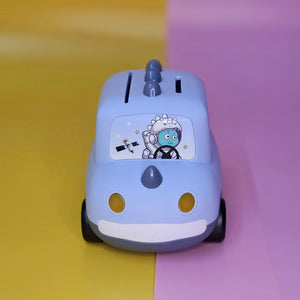 Cute Car-Shaped Metal Money Box for Kids – Fun & Secure Piggy Bank with Lock & Key | Adorable Cartoon Dino & Bunny Designs | Perfect Return Gift for Birthdays, Parties & Special Occasions | Durable & Stylish Savings Box | Available at www.usmile.toys