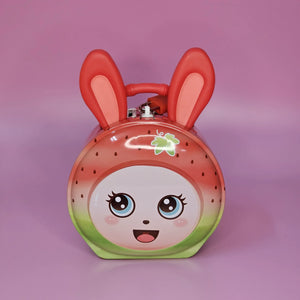 Adorable Bunny-Shaped Metal Money Box with Lock & Key – Fun & Secure Piggy Bank for Kids to Save Money | Perfect Return Gift for Birthdays, Parties & Special Occasions | Durable & Cute Design for Children’s Room Décor | Available at www.usmile.toys