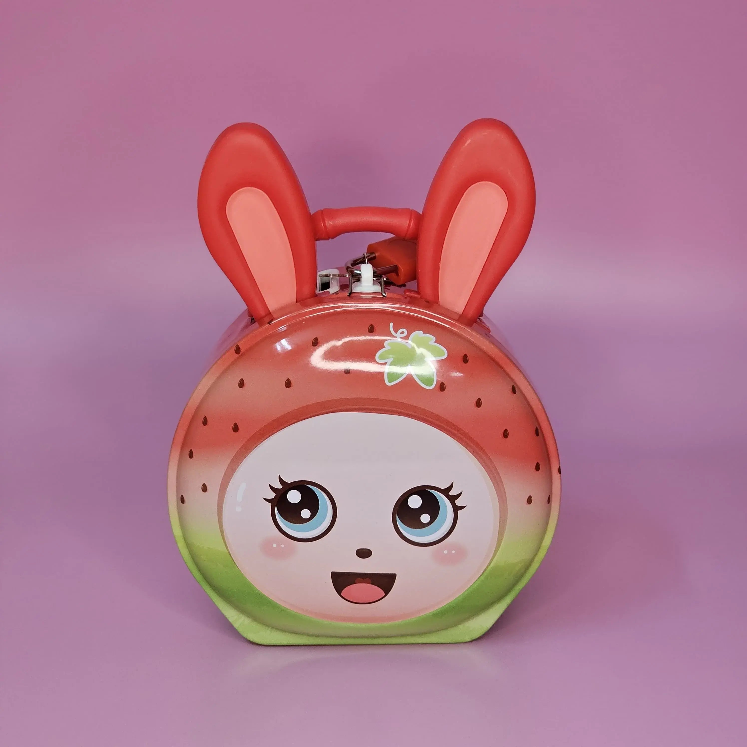Adorable Bunny-Shaped Metal Money Box with Lock & Key – Fun & Secure Piggy Bank for Kids to Save Money | Perfect Return Gift for Birthdays, Parties & Special Occasions | Durable & Cute Design for Children’s Room Décor | Available at www.usmile.toys