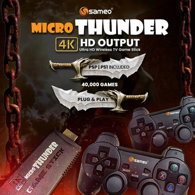 Micro Thunder HDMI Gaming Console | Game Stick | Video Game Console