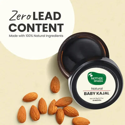 Mother Sparsh Natural Baby Kajal with Lead & Irritation Free | 5g