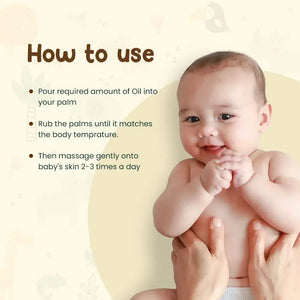 Mother Sparsh Cold Pressed Coconut Oil 200ml | Baby Skin & Hair Care