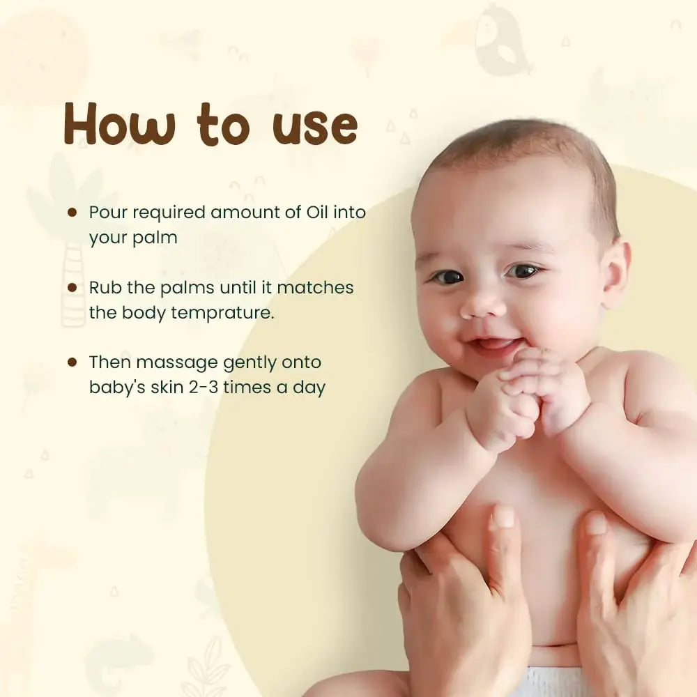 Mother Sparsh Cold Pressed Coconut Oil 200ml | Baby Skin & Hair Care
