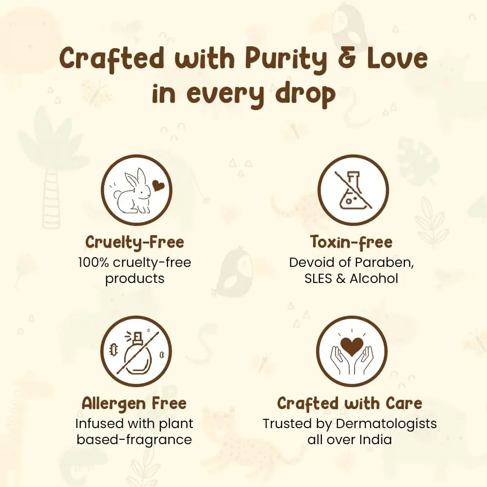 Mother Sparsh Cold Pressed Coconut Oil 200ml | Baby Skin & Hair Care