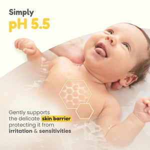 Mother Sparsh Simply Unscented Baby Wash Natural Oatmeal | 200ml