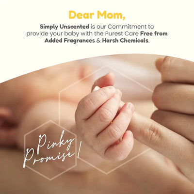 Mother Sparsh Simply Unscented Baby Wash Natural Oatmeal | 200ml
