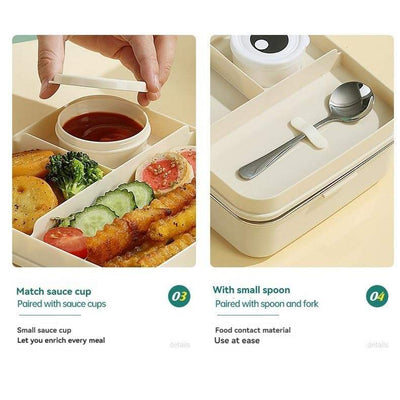 Super Elephant 3 compartment Stainless steel lunch box for kids. These stylish and durable lunch containers are ideal for school, office, and travel use. Available at www.usmile.toys, your trusted online store for toys, kids stationery, return gifts, baby products, and essentials. Enhance your lunchtime experience with our leakproof, multi-compartment bento boxes designed for easy packing and freshness retention