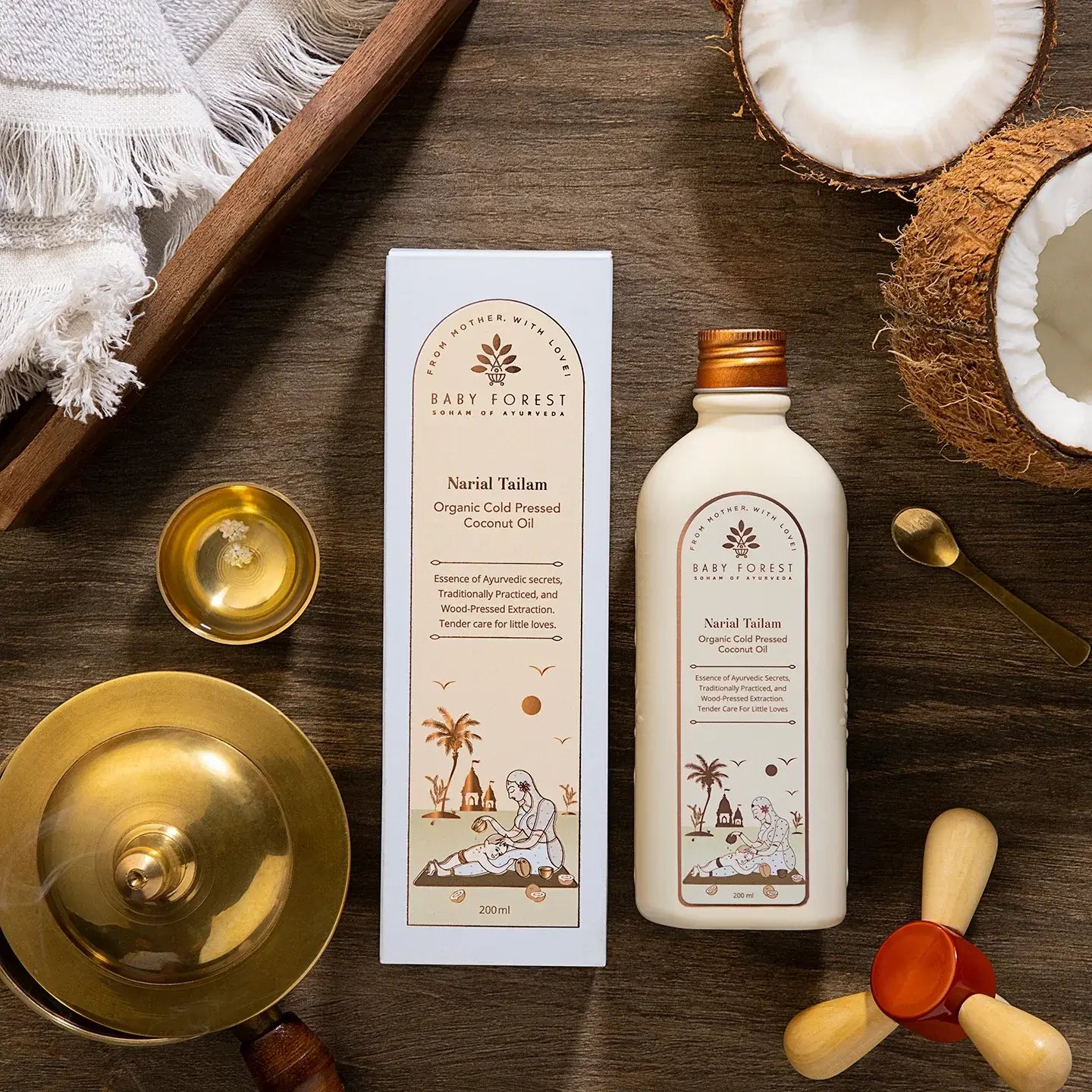 Baby Forest Narial Tailam- Organic Cold Pressed Coconut Oil