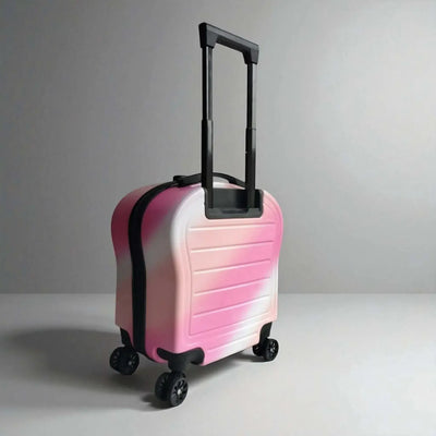 This is highly specific, mentioning the color, insulation type, travel functionality, and the distinct "push-button" lid mechanism. It's concise and uses strong keywords relevant to a product search. www.usmile.toys