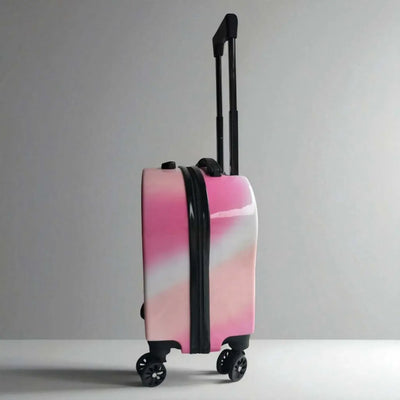 This is highly specific, mentioning the color, insulation type, travel functionality, and the distinct "push-button" lid mechanism. It's concise and uses strong keywords relevant to a product search. www.usmile.toys