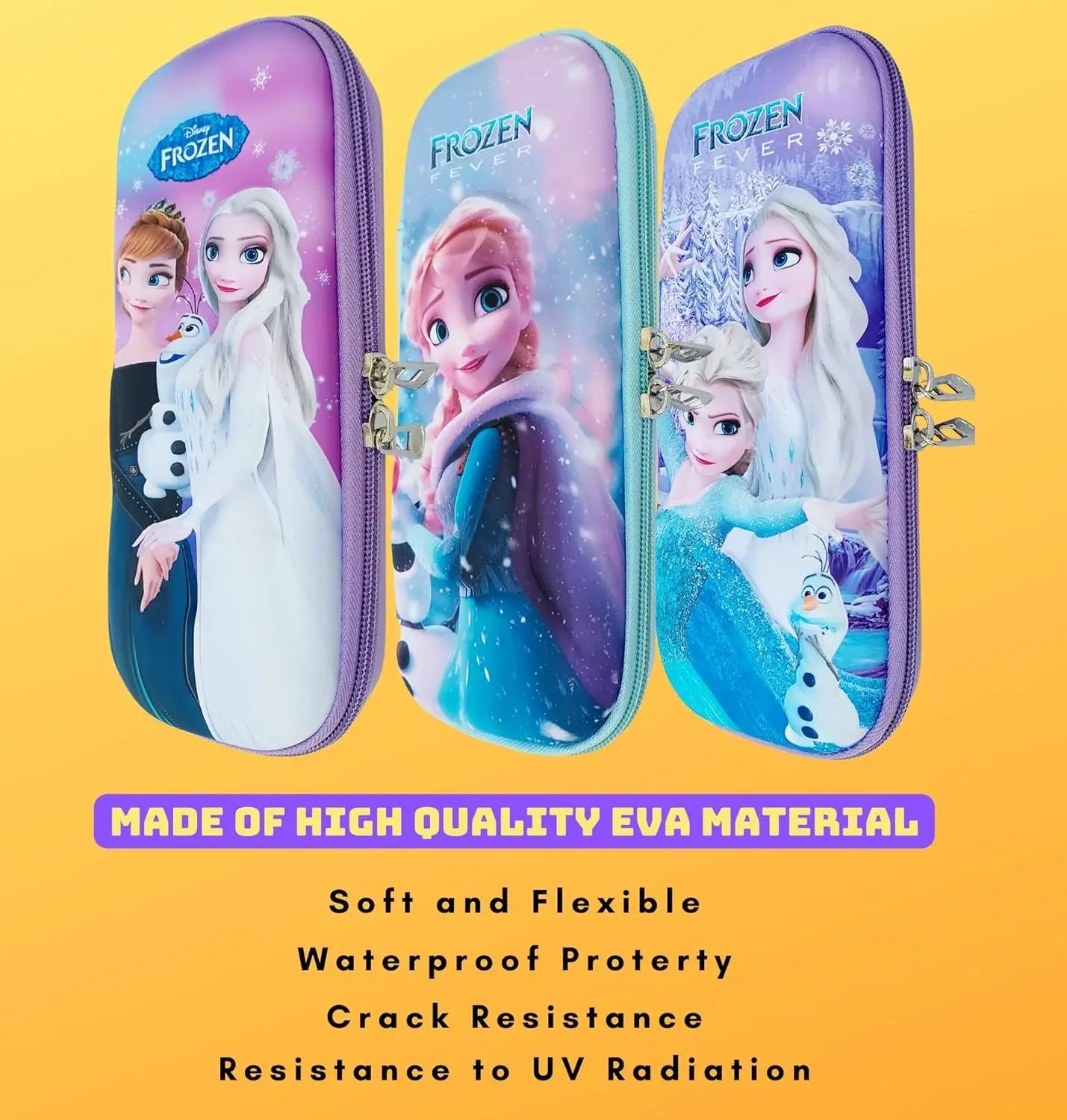 Shop this adorable and durable Frozen pencil case and more school supplies at Usmile Toys www.usmile.toys.

