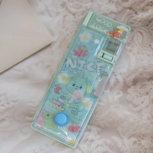Magnetic pencil cases with sharpener and water game puzzle theme for kids, fun school supplies, shop at www.usmile.toys.