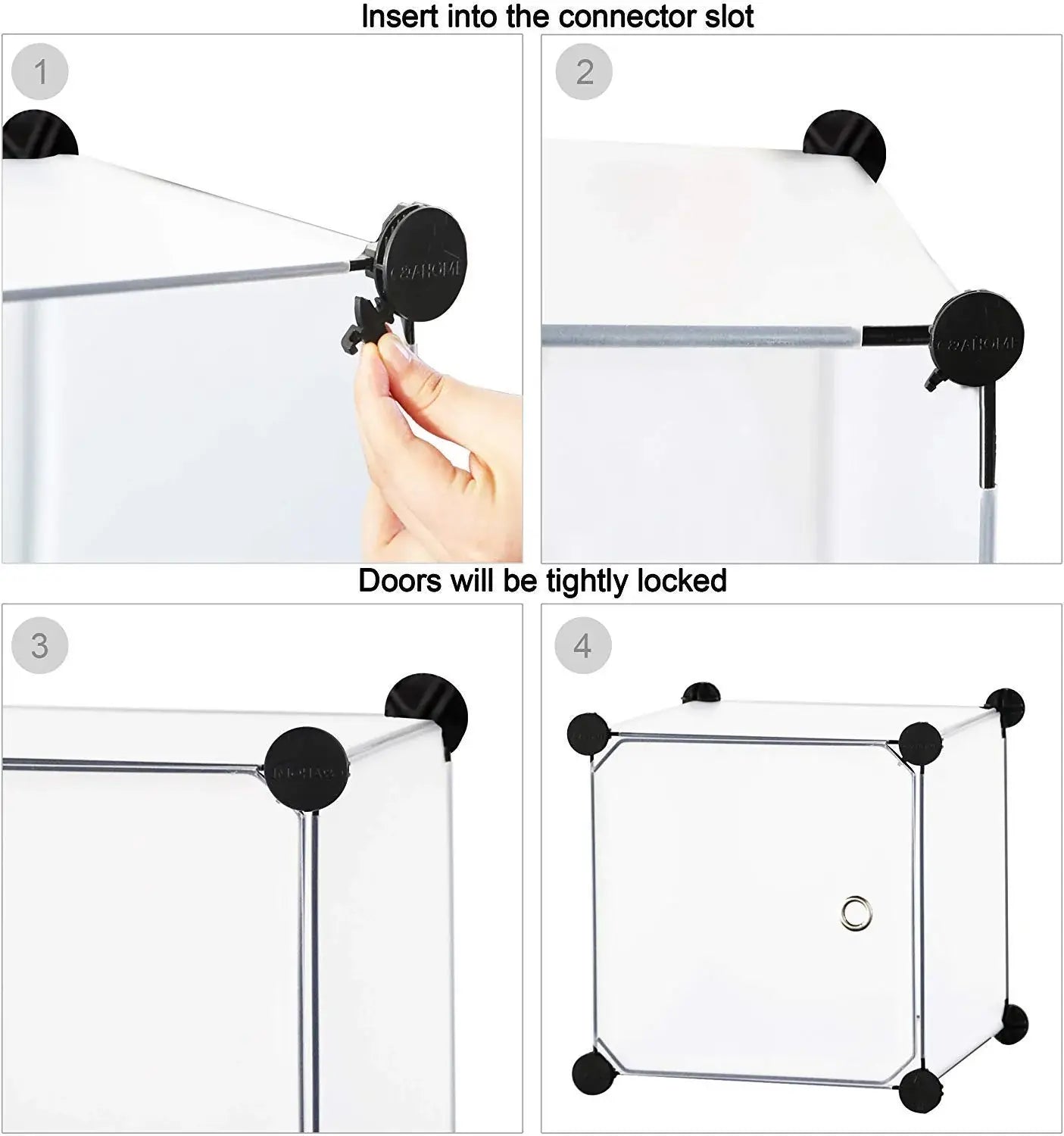 U Smile Toys children's modular closet (105x36x140 CM), ideal for organizing clothes and toys in a nursery or kid's room. www.usmile.toys