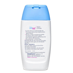 Sebamed Baby Body Lotion 50 ml|Ph 5.5|Camomile & Allantoin| Dermatalogically tested| Sensitive skin