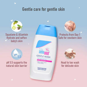 Sebamed Baby Gentle Wash | Baby Body Wash | Tear Free | 200ml