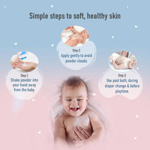 Sebamed Baby Powder| Olive Oil, Allantoin|Keeps newborn’s skin fresh|absorbs sweat| 400 gm