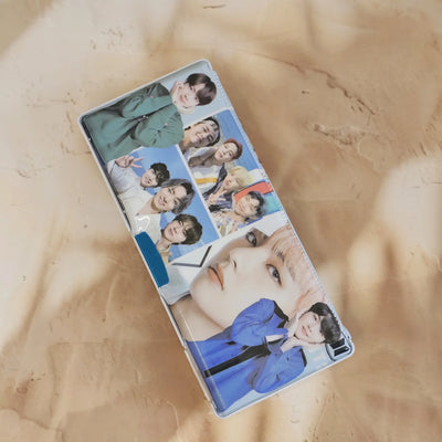 Double sided magnetic pencil cases for kids featuring BTS, with calculator and torch, perfect for school, www.usmile.toys.