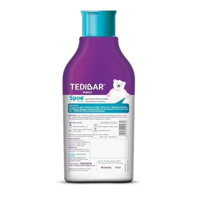 Spoo No-Tear Formula baby shampoo from Tedibar Family | Gentle on Scalp | No. 1 Pediatrician Prescribed * 125ml - By Torrent Pharma
