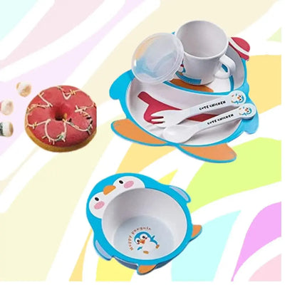 Penguin Kids Tableware Set: Cute cartoon penguin design for fun and healthy mealtimes. Perfect for toddlers and children.
www.usmile.toys