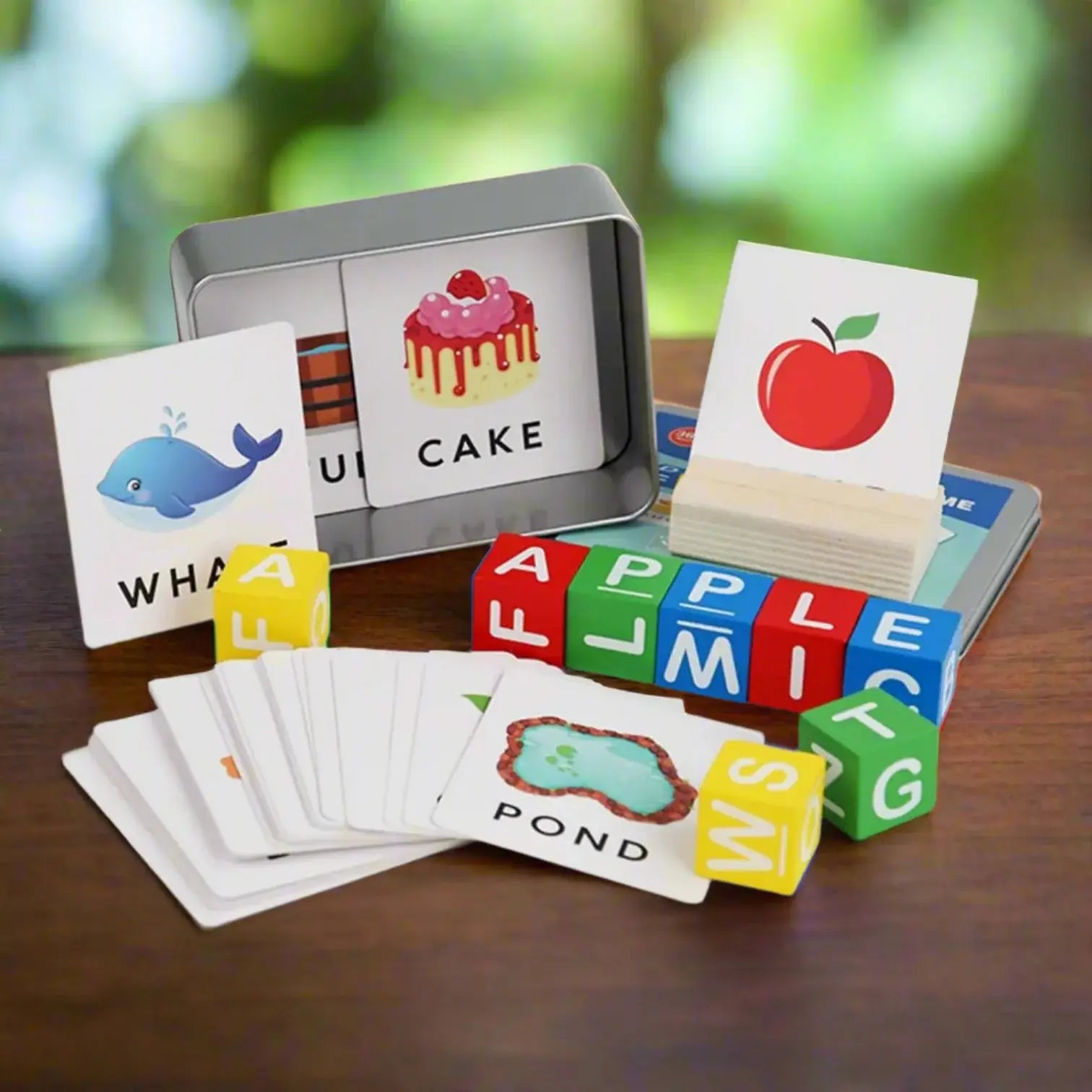Kids Learning Game | Wooden Word Spelling Game Letter Alphabet Puzzle