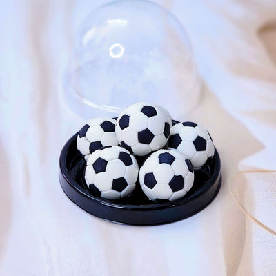 Fun and colorful sports ball erasers for kids' school supplies, 3 CM size, from U Smile Toys