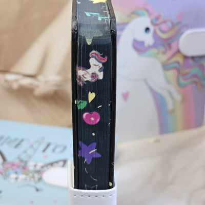 They provide a brief description of the image content, including the number of diaries, their colors, and key features www.usmile.toys