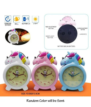 Kids' Unicorn Bedside Alarm Clock: Available in blue and pink with a colorful unicorn figure. Fun room decor.
www.usmile.toys