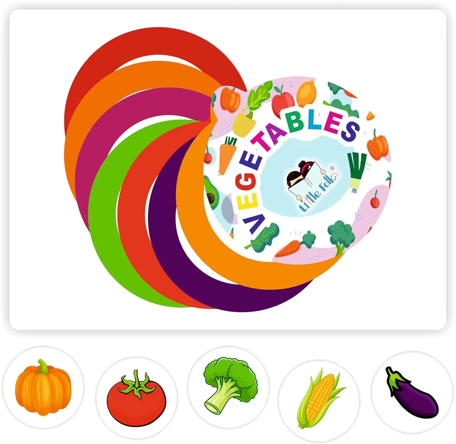 Engaging preschool learning activity book with round, detachable pages illustrating opposites, designed for hands-on learning www.usmile.com