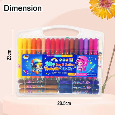 Shop these convenient rolling colour crayons and more art supplies at Usmile Toys www.usmile.toys.
