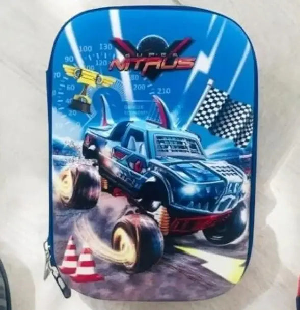 "Boys Monster Truck Silicone Pencil Pouch | uSmile.toys" www.usmile.toys