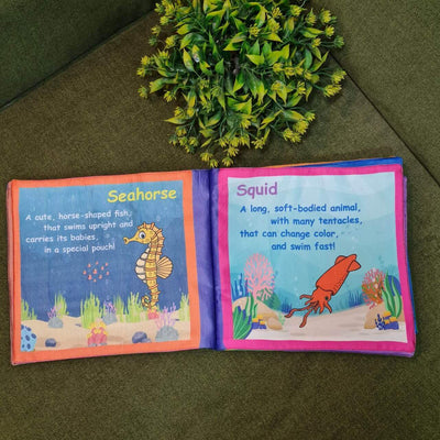 Introduce your little one to a world of fun learning with this colorful Learning toy for kids&nbsp;. Designed to be soft, safe, and interactive, this cloth book helps children learn new concepts while enjoying playtime.