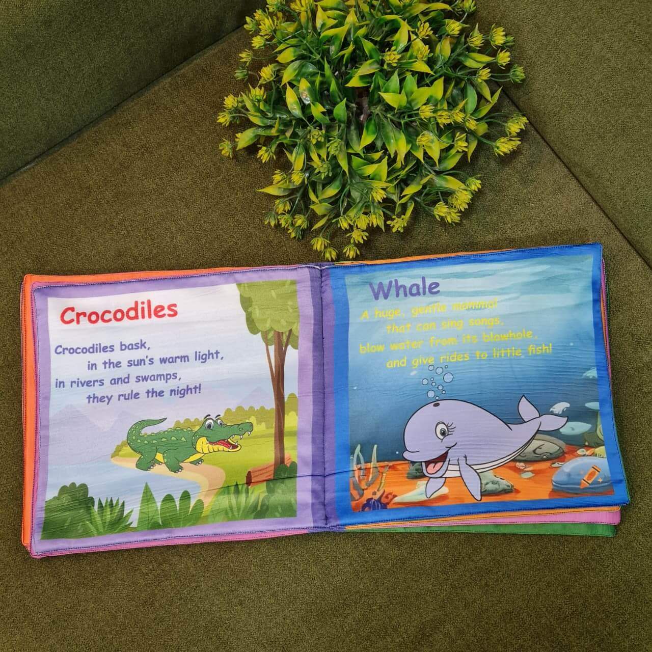 Introduce your little one to a world of fun learning with this colorful Learning toy for kids&nbsp;. Designed to be soft, safe, and interactive, this cloth book helps children learn new concepts while enjoying playtime.