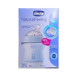 Chicco Natural Feeling 150ml Baby Milk Feeding Plastic Bottle with Wide Neck, Anti-Colic for Easy Milk Flow, for Babies & Toddlers 0m+, (Blue)
www.usmile.toys